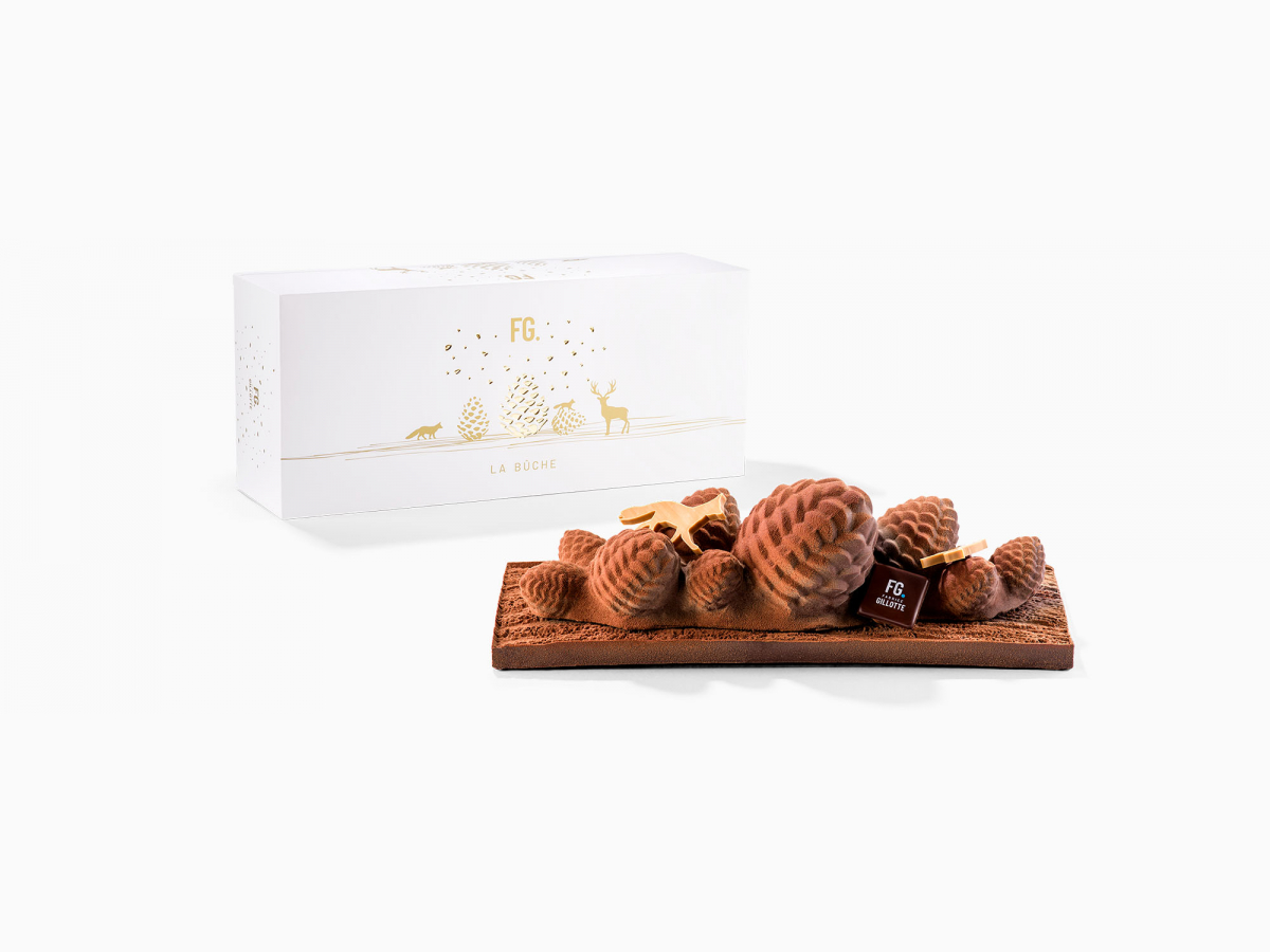 LA BÛCHE EN CHOCOLAT