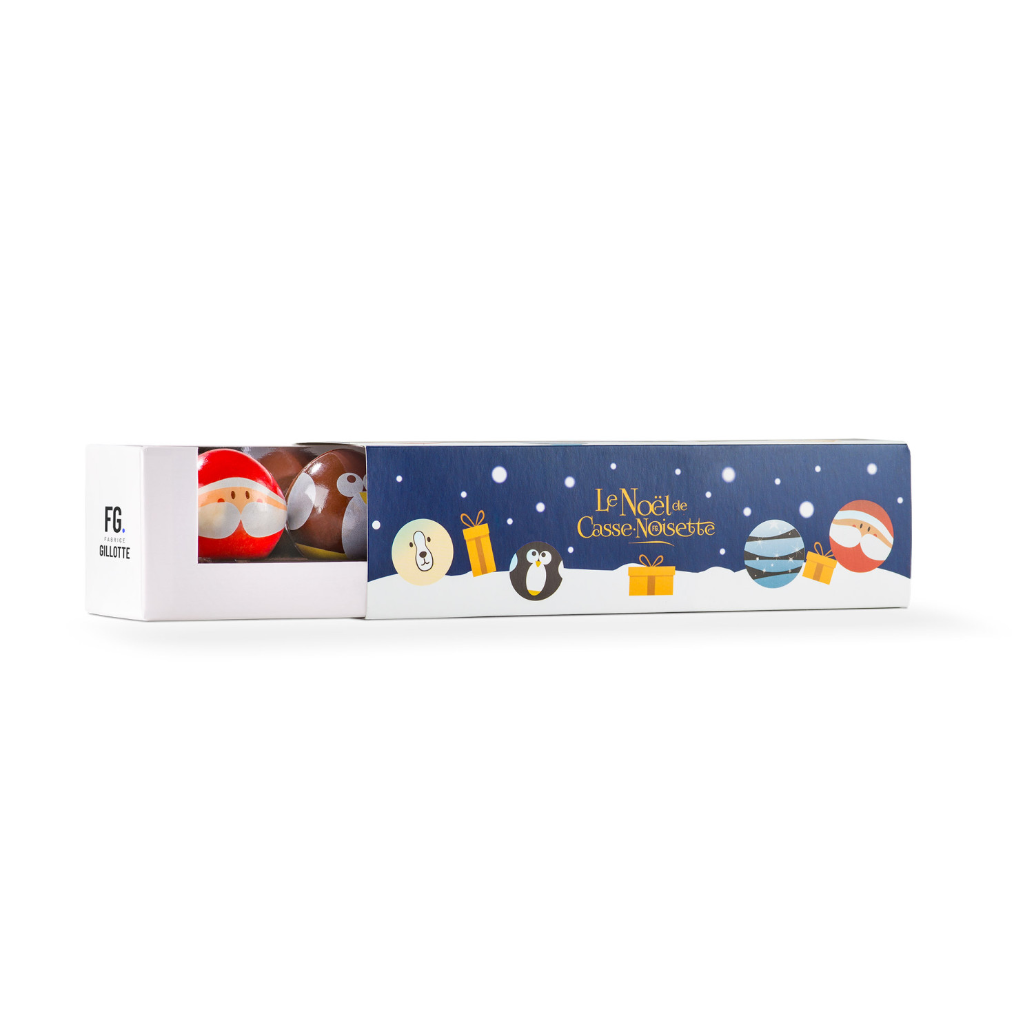 LE PÈRE NOËL ET SES AMIS EN CHOCOLAT