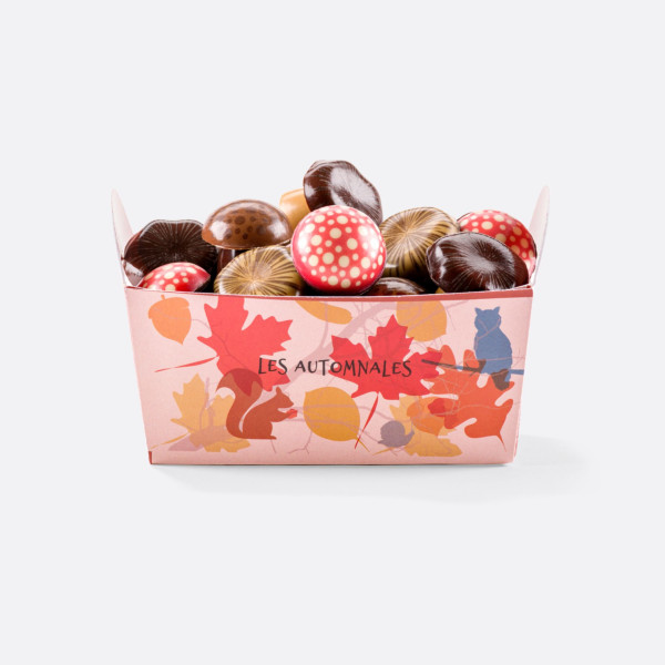Champignon Chocolat fourré caramel et praliné | Fabrice Gillotte