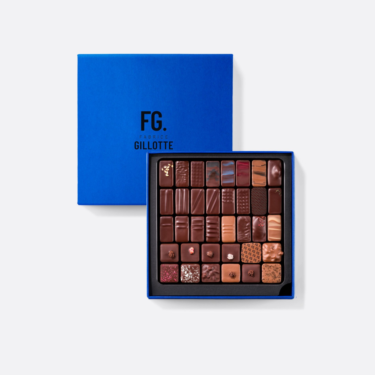 Coffret Assortiment de Chocolats ¤ Le Coffret Bleu | FG Assortiment ...